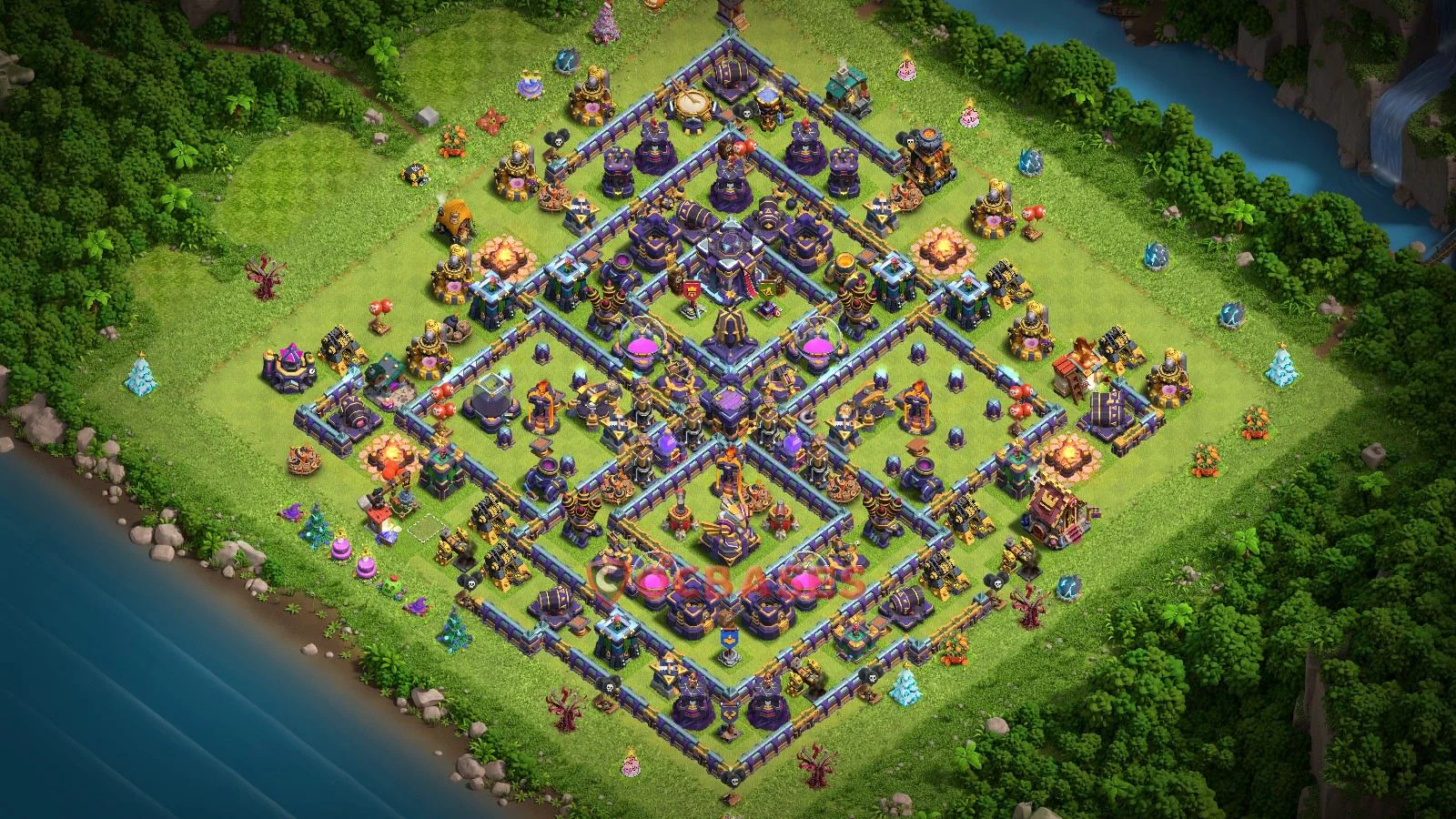 Farming (Defense) Base TH15 with Link | Clash of Clans Bases | Layouts ID y37f6