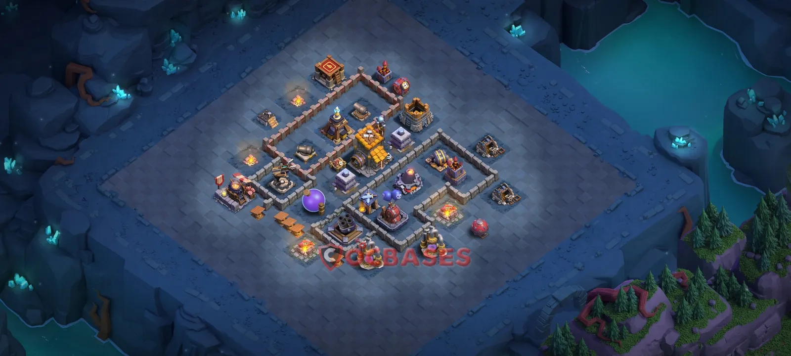 Art & Fun (Custom) Base BH10 with Link | Clash of Clans Bases | Layouts ID 70pdb
