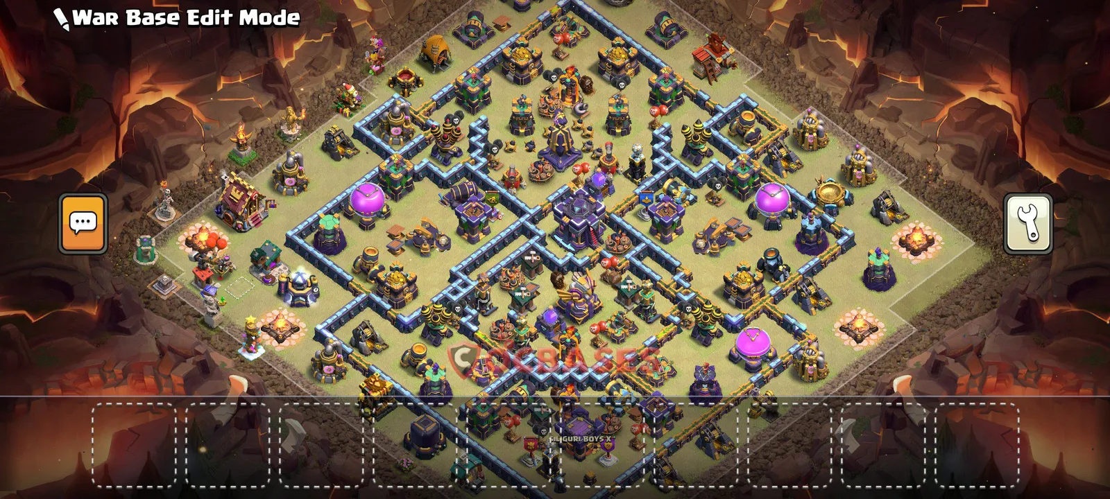Hybrid (Defense) Base TH15 with Link | Clash of Clans Bases | Layouts ID 2efyf