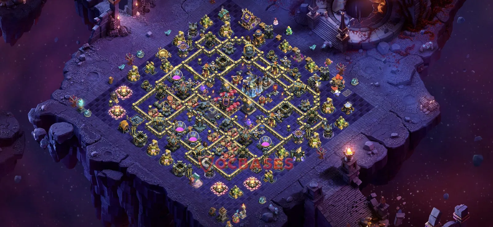 Hybrid (Defense) Base TH18 with Link | Clash of Clans Bases | Layouts ID po3t1