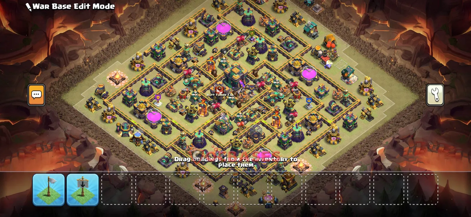 Hybrid (Defense) Base TH14 with Link | Clash of Clans Bases | Layouts ID wkiia