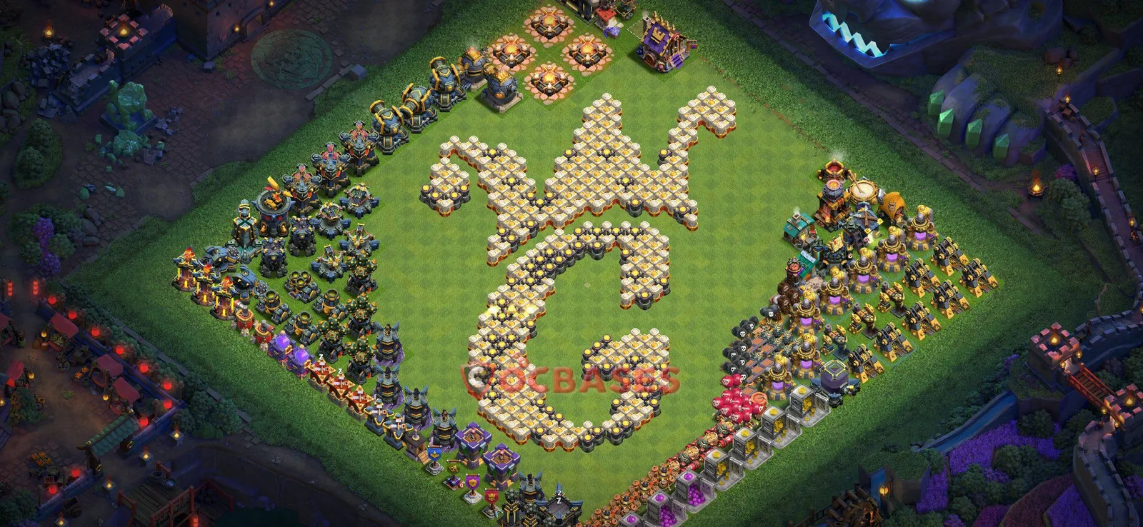 Progress (Upgrade) Base TH17 - Clash of Clans Town Hall 17 Layout Link Progress (Upgrade) Base TH17 - Clash of Clans Town Hall 17 PROGRESS-BASE Base Layout with Copy Link 2026