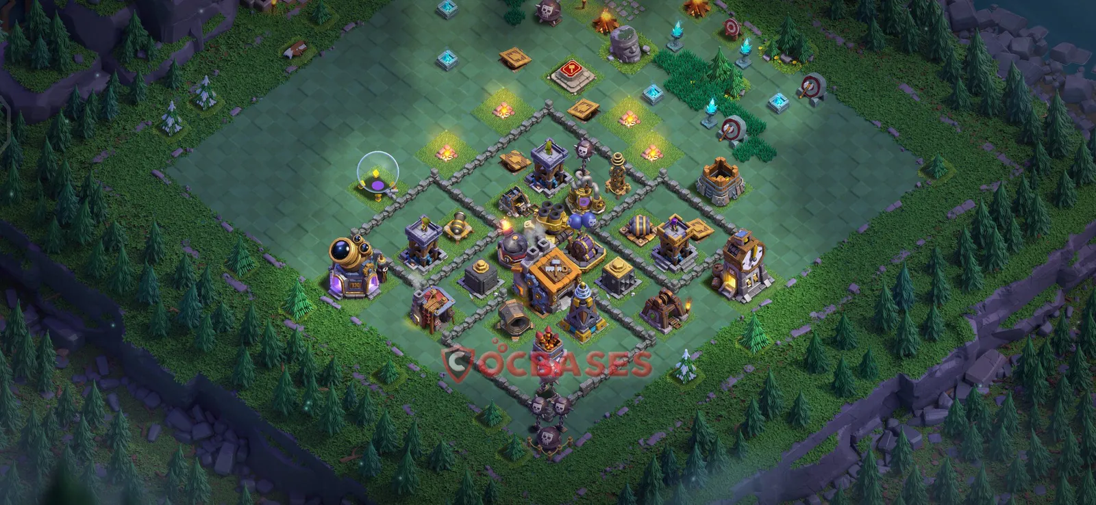 Progress (Upgrade) Base BH9 with Link | Clash of Clans Bases | Layouts ID 708b3