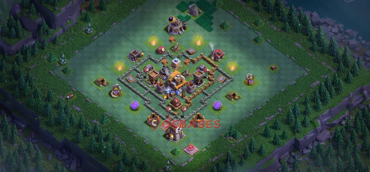 Progress (Upgrade) Base BH5 with Link | Clash of Clans Bases | Layouts ID yl0ia