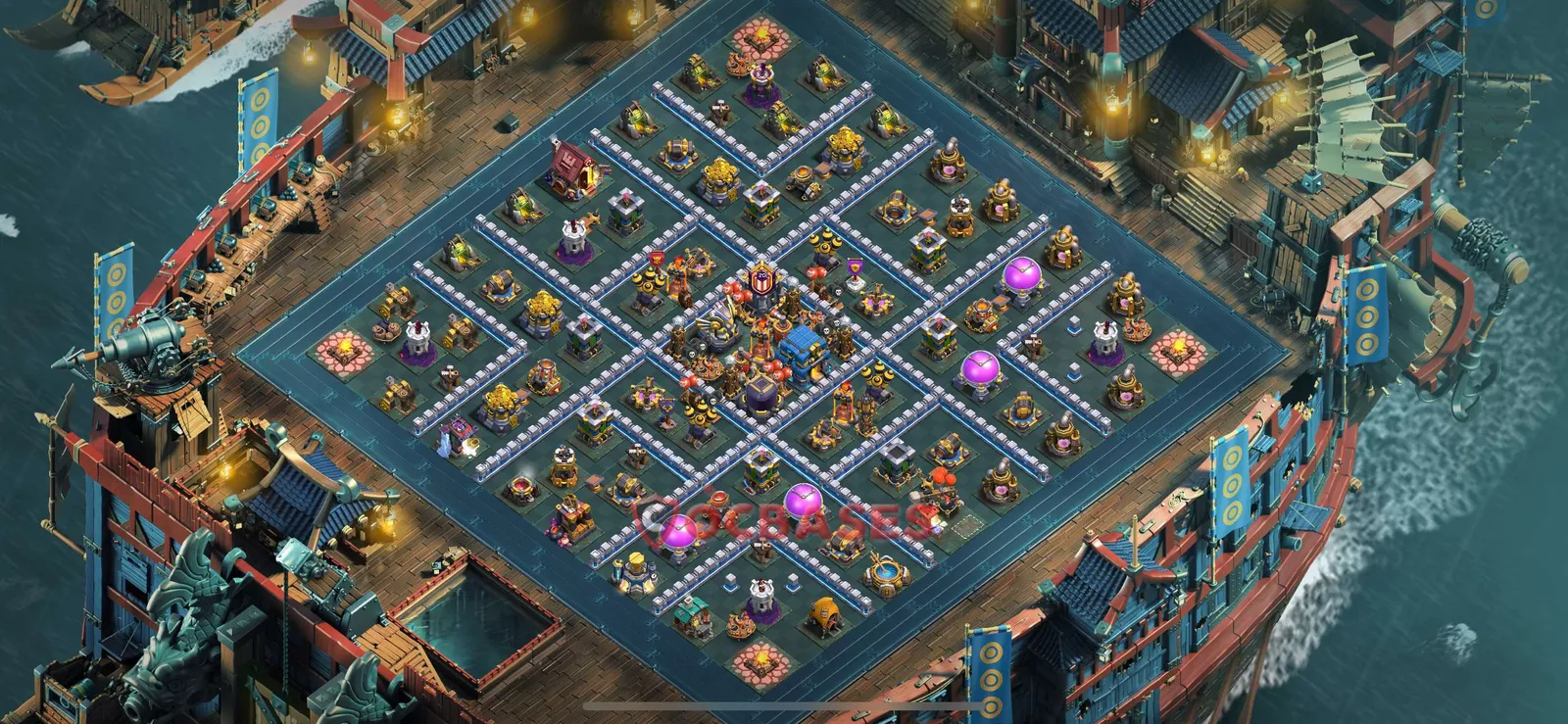 Trophy (Defense) Base TH12 with Link | Clash of Clans Bases | Layouts ID 0nlqn