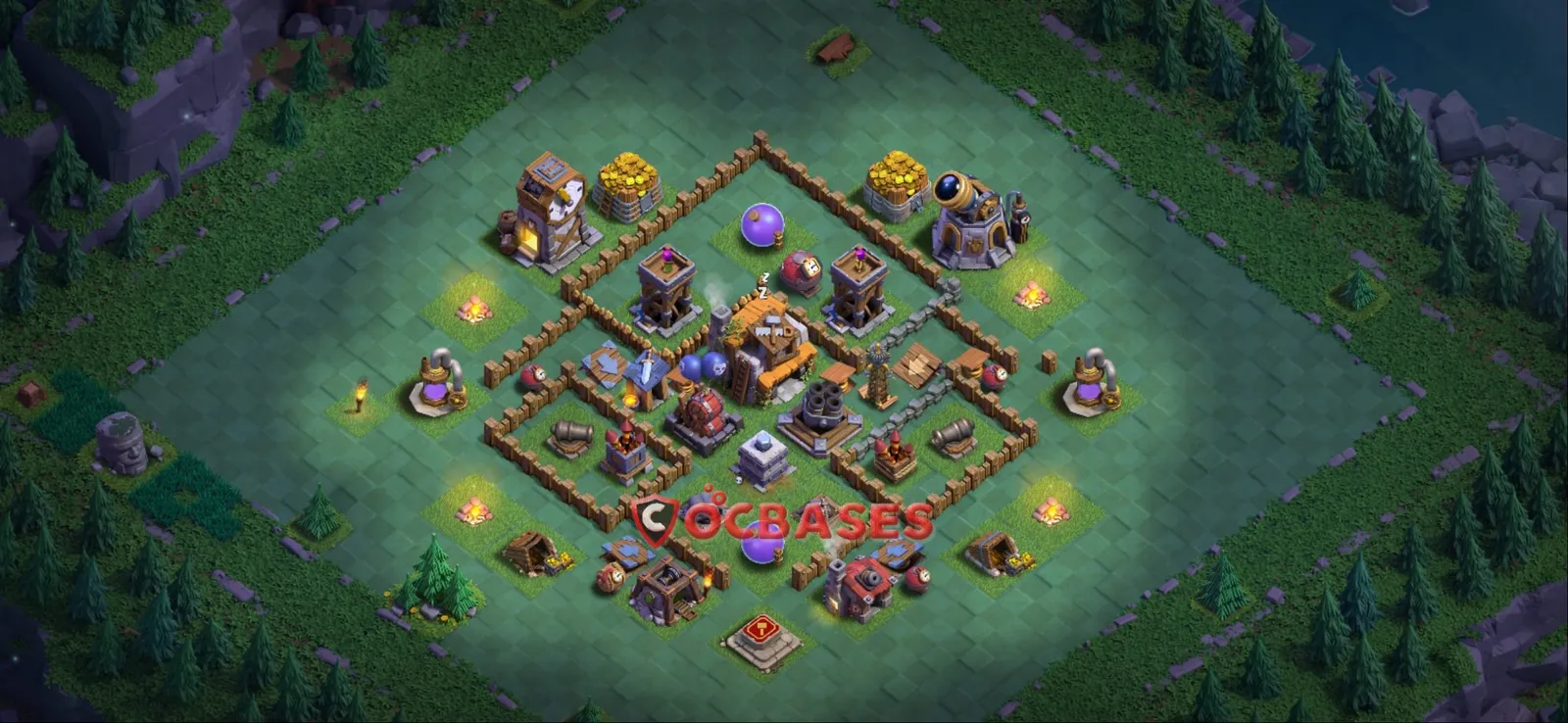 Trophy (Defense) Base BH5 with Link | Clash of Clans Bases | Layouts ID 0pqdl