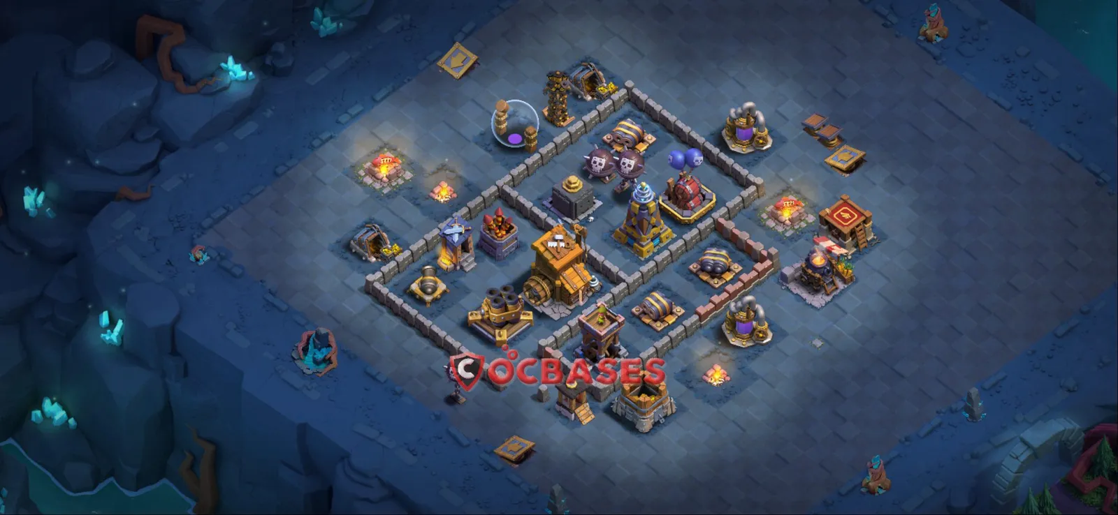 Trophy (Defense) Base BH9 with Link | Clash of Clans Bases | Layouts ID 2v2vd