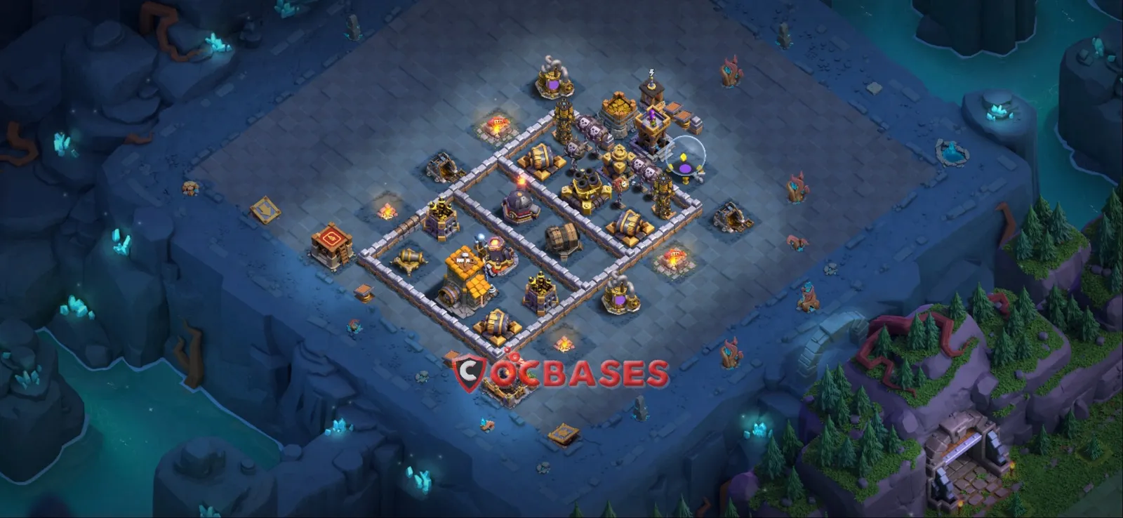 Trophy (Defense) Base BH10 with Link | Clash of Clans Bases | Layouts ID 3ugoo