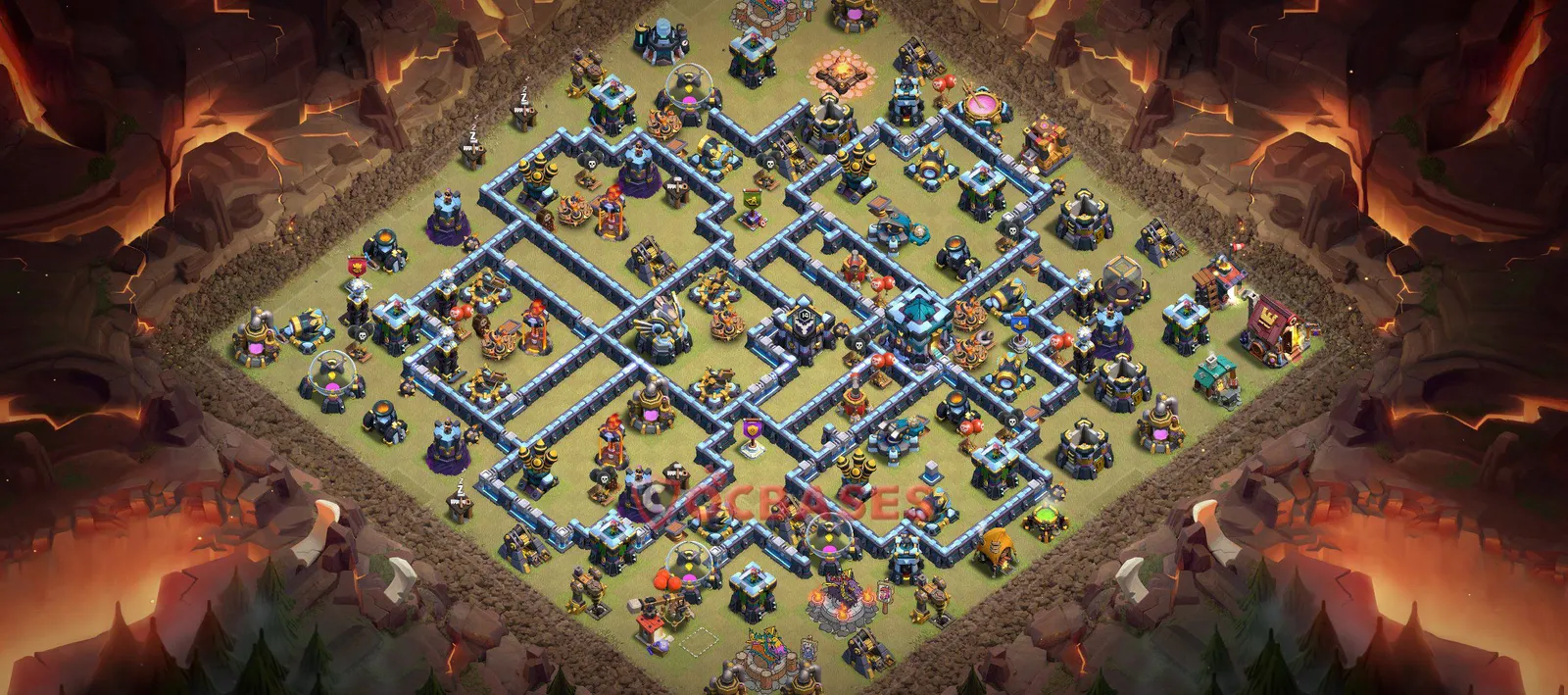 Trophy (Defense) Base TH13 with Link | Clash of Clans Bases | Layouts ID 43b5u
