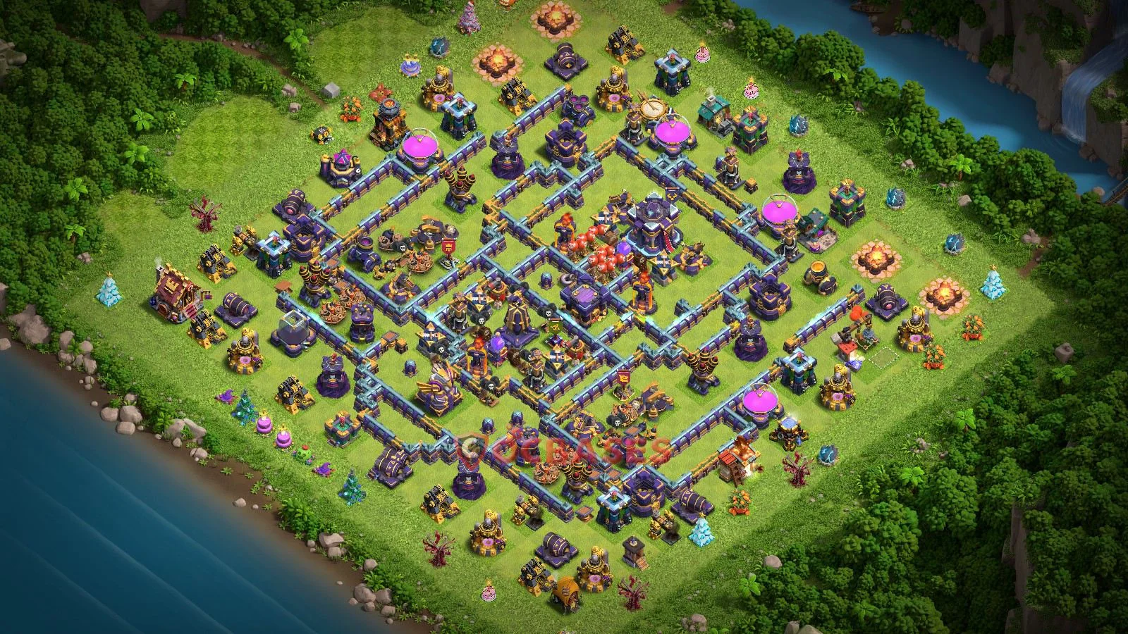 Trophy (Defense) Base TH15 with Link | Clash of Clans Bases | Layouts ID 5m5i4