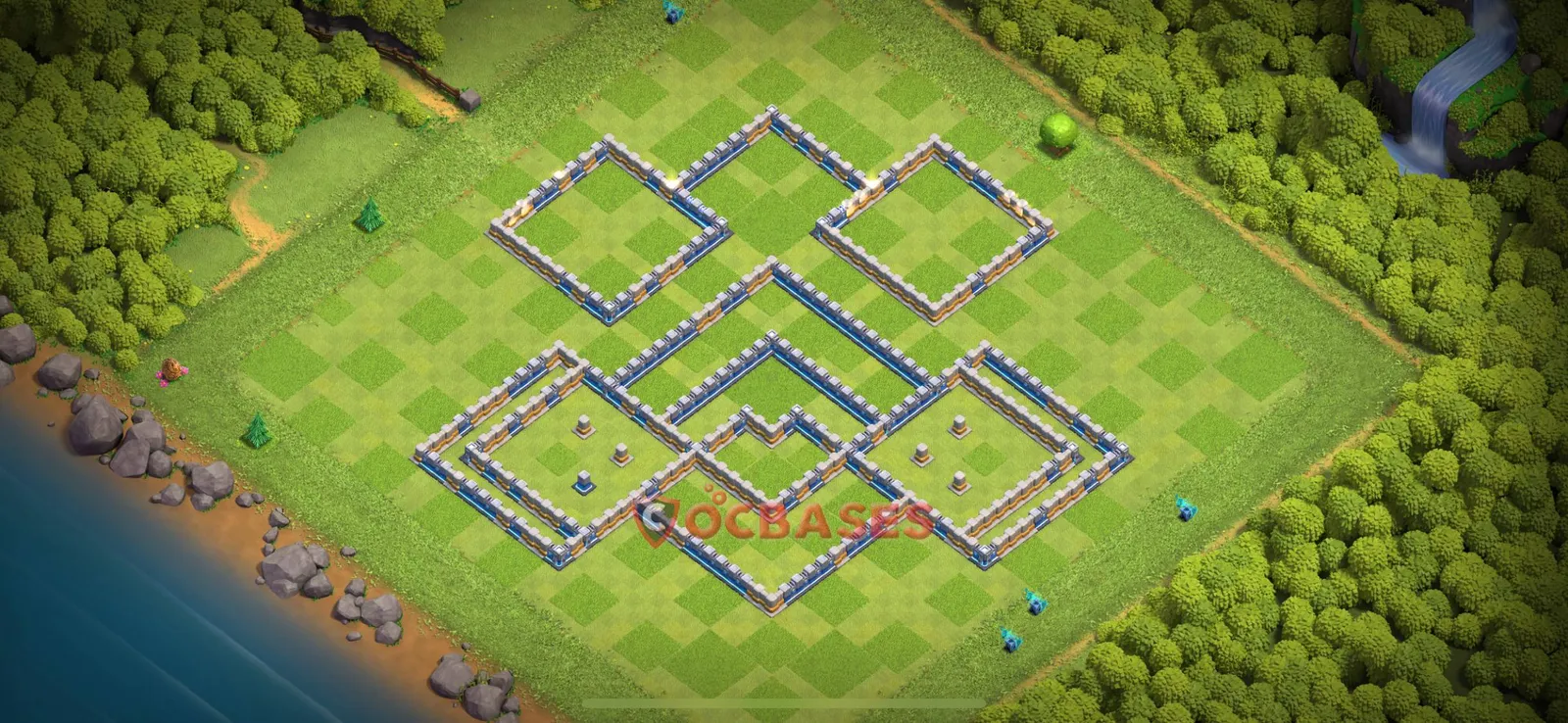 Trophy (Defense) Base TH12 with Link | Clash of Clans Bases | Layouts ID 5yy8j
