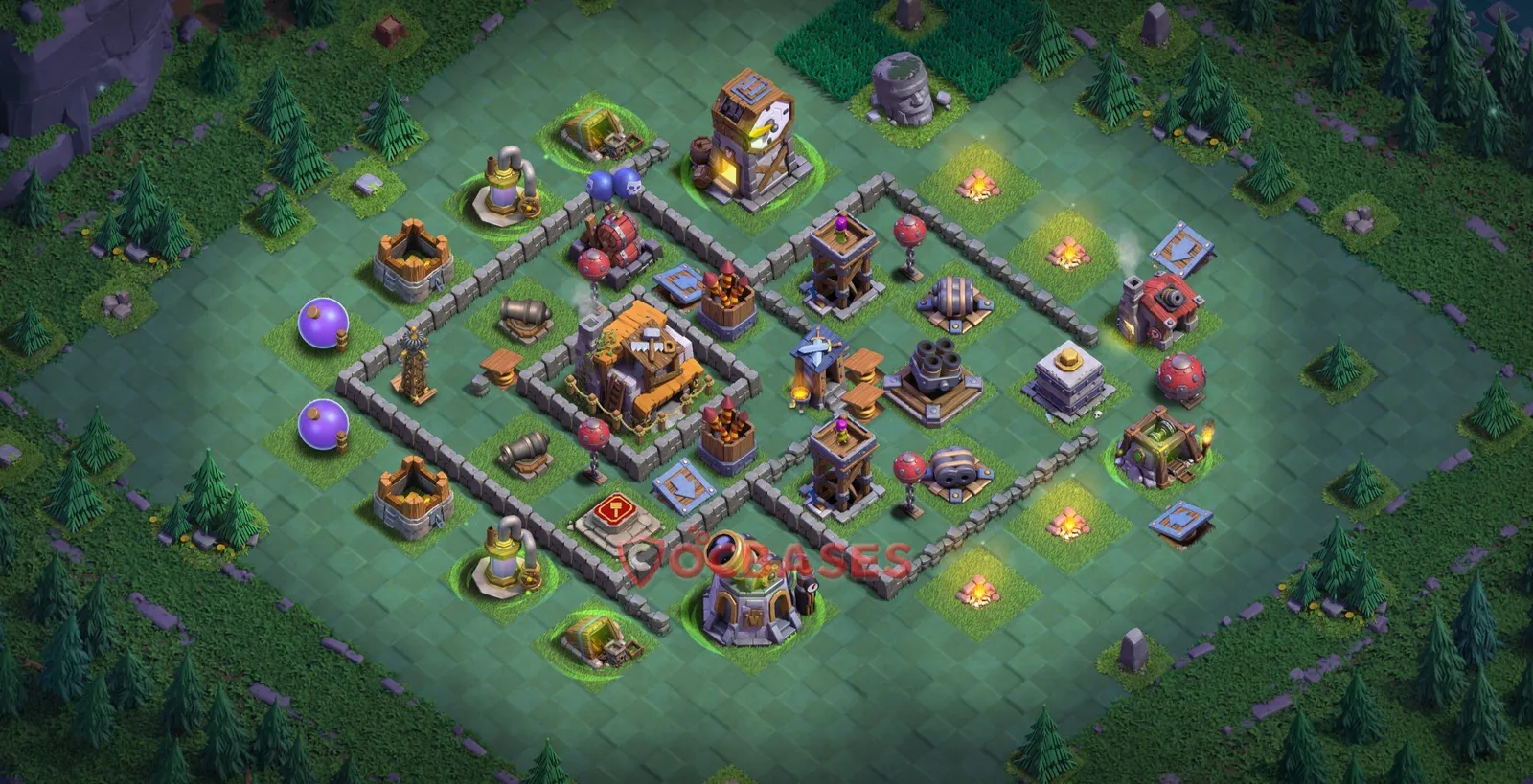 Trophy (Defense) Base BH5 with Link | Clash of Clans Bases | Layouts ID 610ld