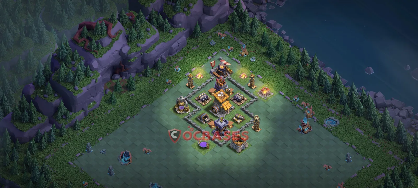 Trophy (Defense) Base BH7 with Link | Clash of Clans Bases | Layouts ID 82sbc