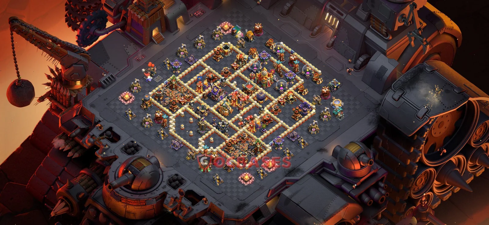 Trophy (Defense) Base TH16 with Link | Clash of Clans Bases | Layouts ID 8k16h