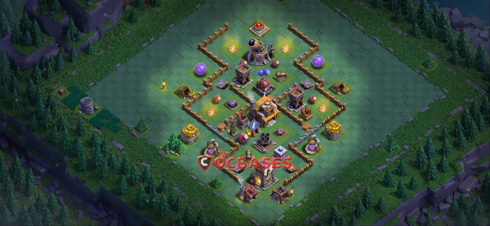 Trophy (Defense) Base BH5 with Link | Clash of Clans Bases | Layouts ID 988a4