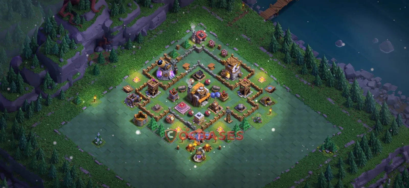 Trophy (Defense) Base BH5 with Link | Clash of Clans Bases | Layouts ID 9jcub