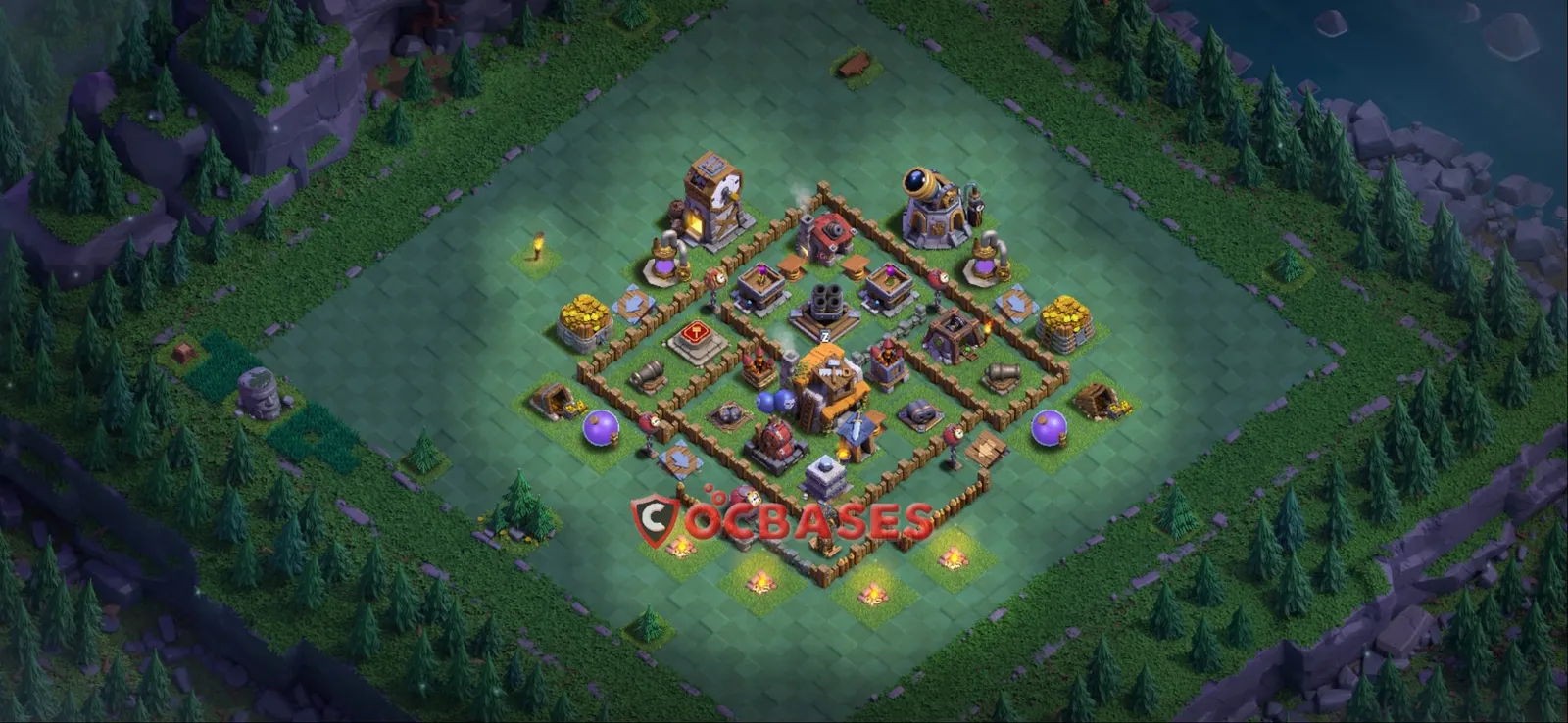 Trophy (Defense) Base BH5 with Link | Clash of Clans Bases | Layouts ID b9zij