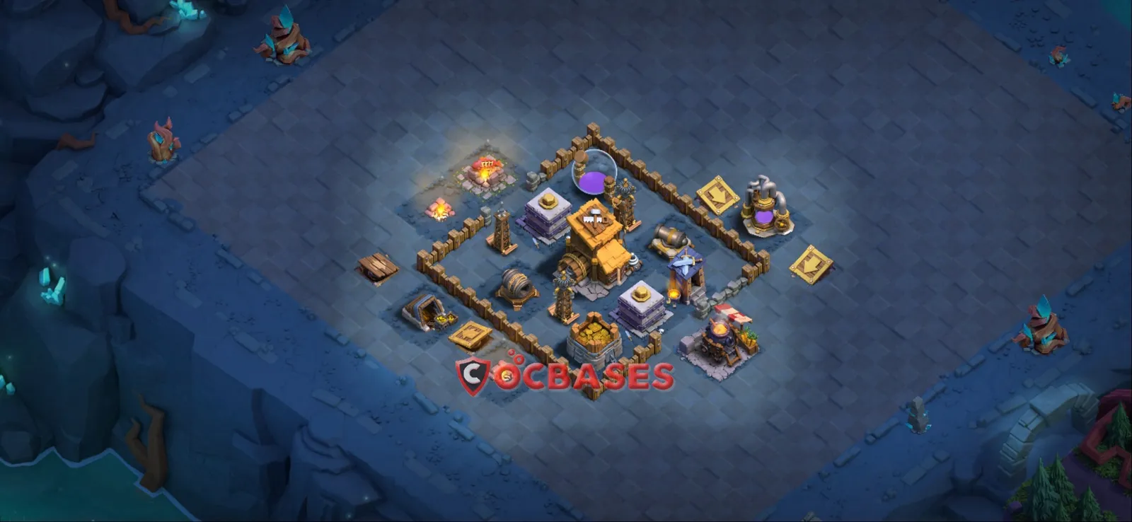 Trophy (Defense) Base BH7 - Clash of Clans Layout Trophy (Defense) Base BH7 - Clash of Clans Builder Hall 7 Layout with Link