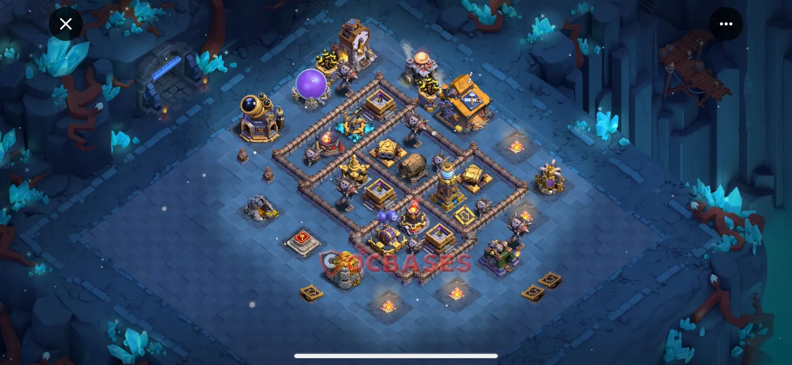 Trophy (Defense) Base BH10 with Link | Clash of Clans Bases | Layouts ID bnql3
