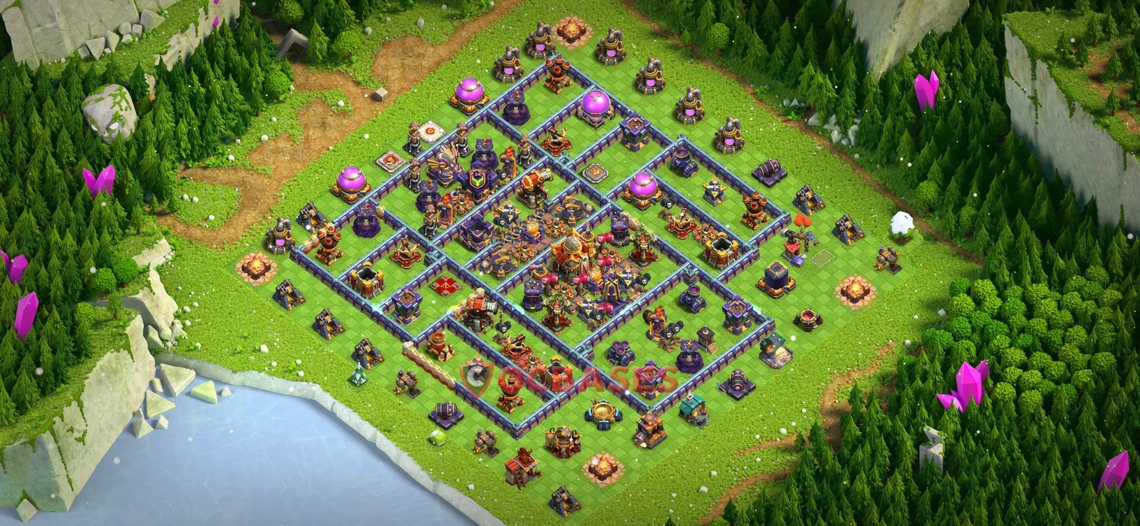 Trophy (Defense) Base TH16 - Clash of Clans Town Hall 16 Layout Link Trophy (Defense) Base TH16 - Clash of Clans Town Hall 16 TROPHY Base Layout with Copy Link 2026
