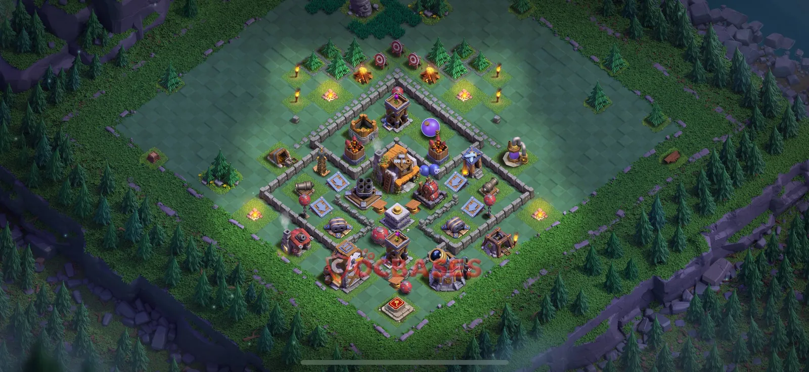 Trophy (Defense) Base BH5 with Link | Clash of Clans Bases | Layouts ID c8vo8