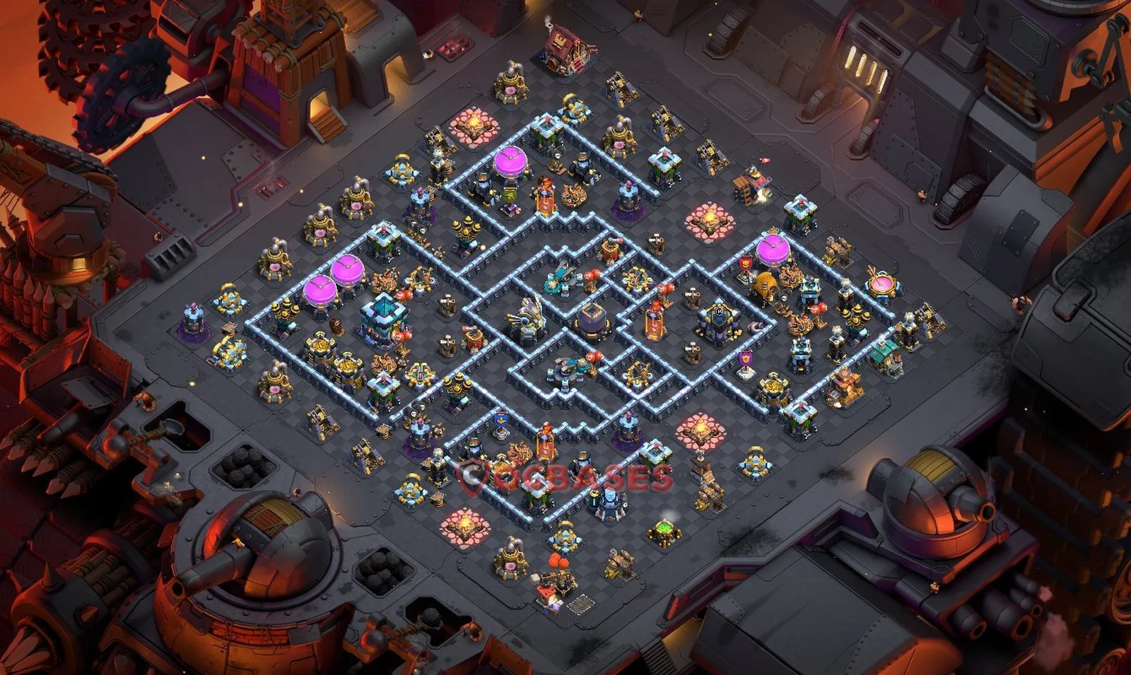 Trophy (Defense) Base TH13 with Link | Clash of Clans Bases | Layouts ID d1gi5