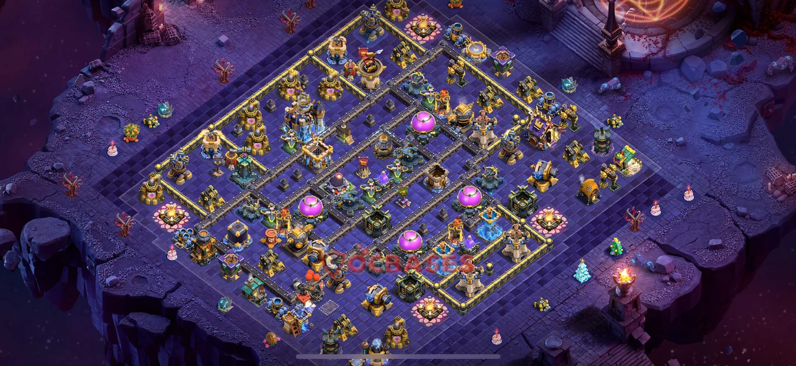 Trophy (Defense) Base TH18 - Clash of Clans Layout Trophy (Defense) Base TH18 - Clash of Clans Town Hall 18 Layout with Link