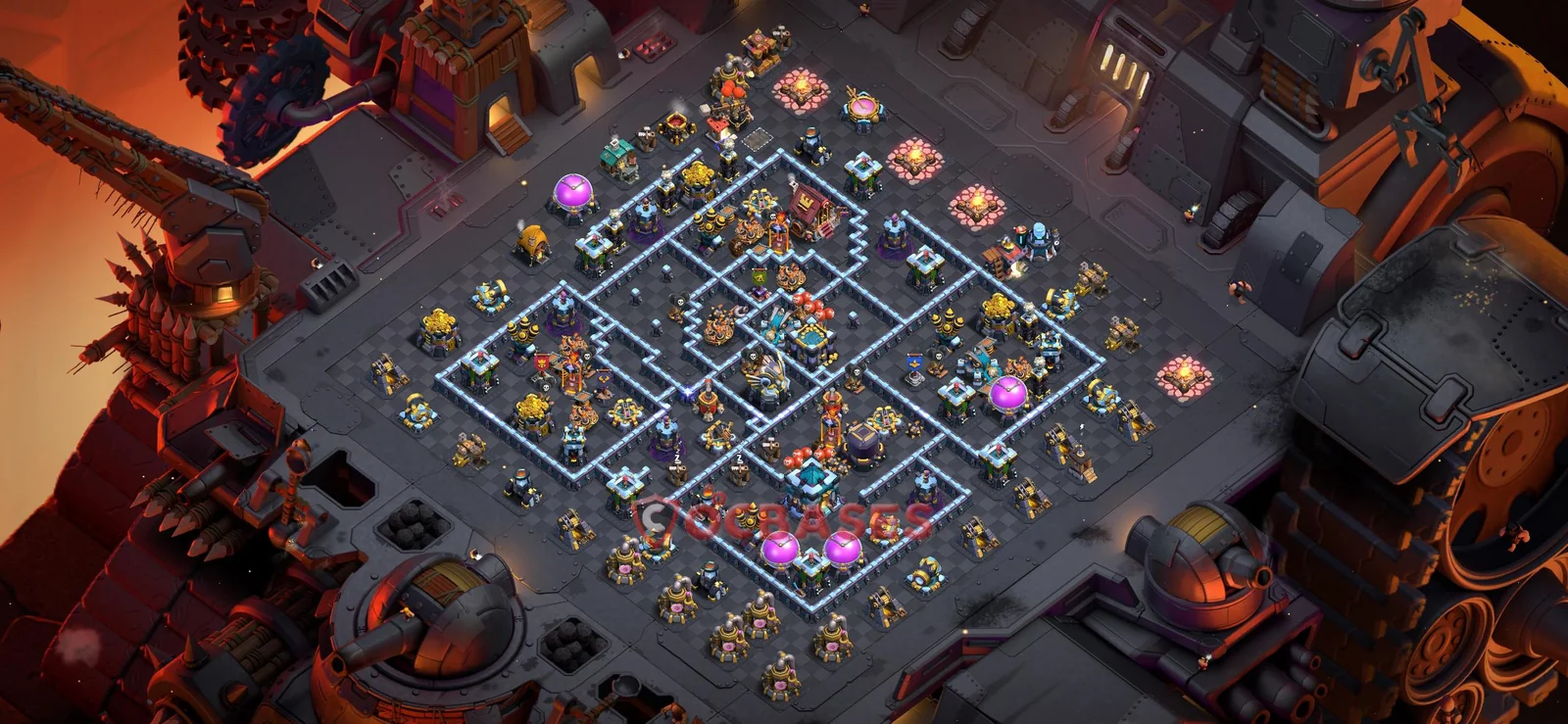 Trophy (Defense) Base TH13 with Link | Clash of Clans Bases | Layouts ID dol97