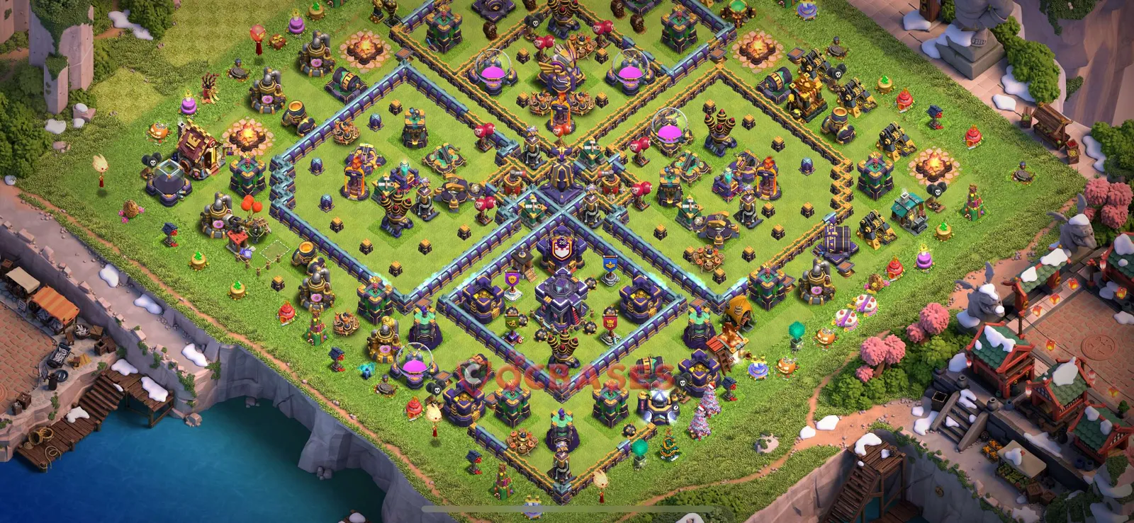Trophy (Defense) Base TH15 with Link | Clash of Clans Bases | Layouts ID ewh2p