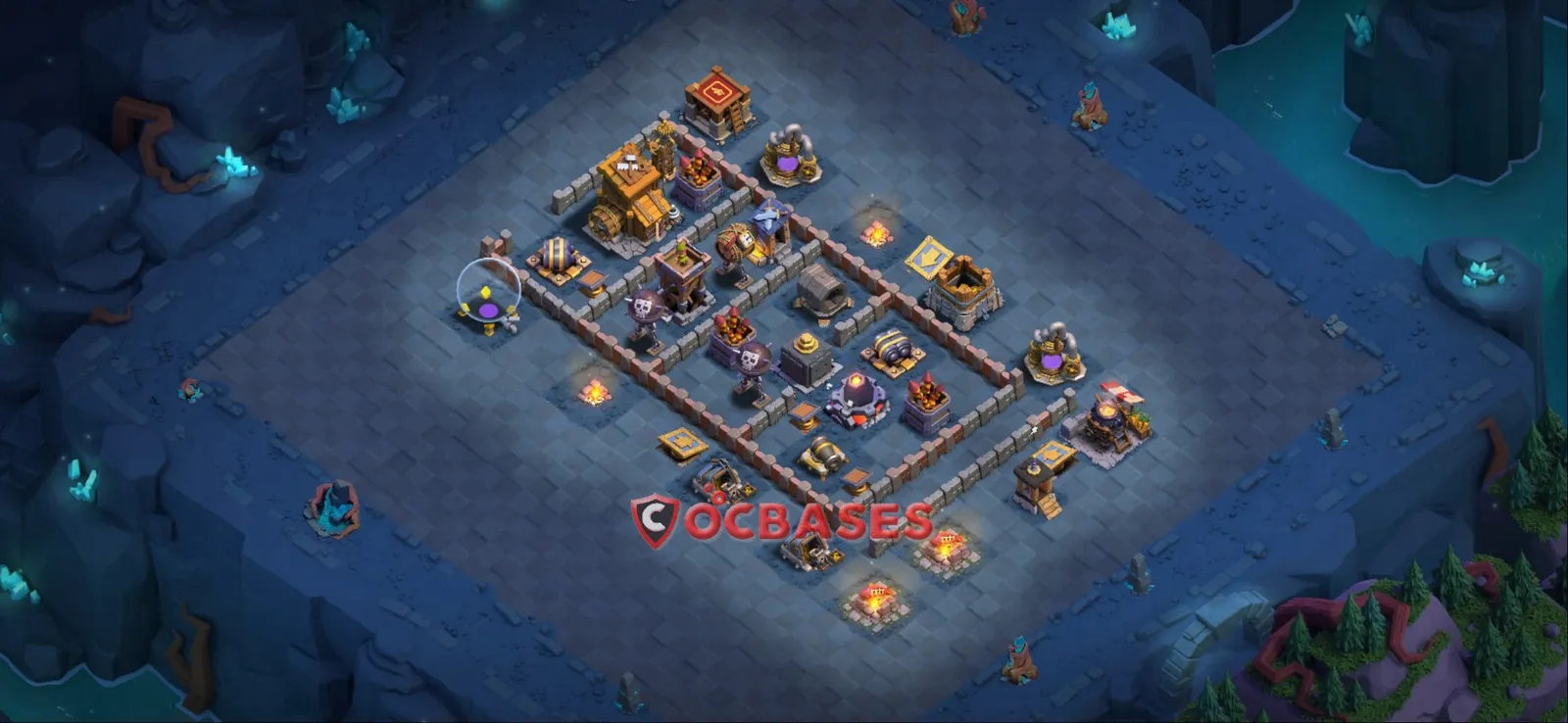 Trophy (Defense) Base BH9 with Link | Clash of Clans Bases | Layouts ID exp8v