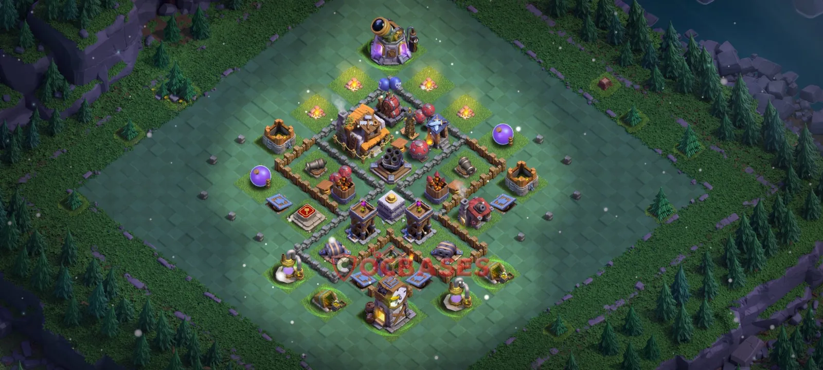 Trophy (Defense) Base BH5 with Link | Clash of Clans Bases | Layouts ID f3za4