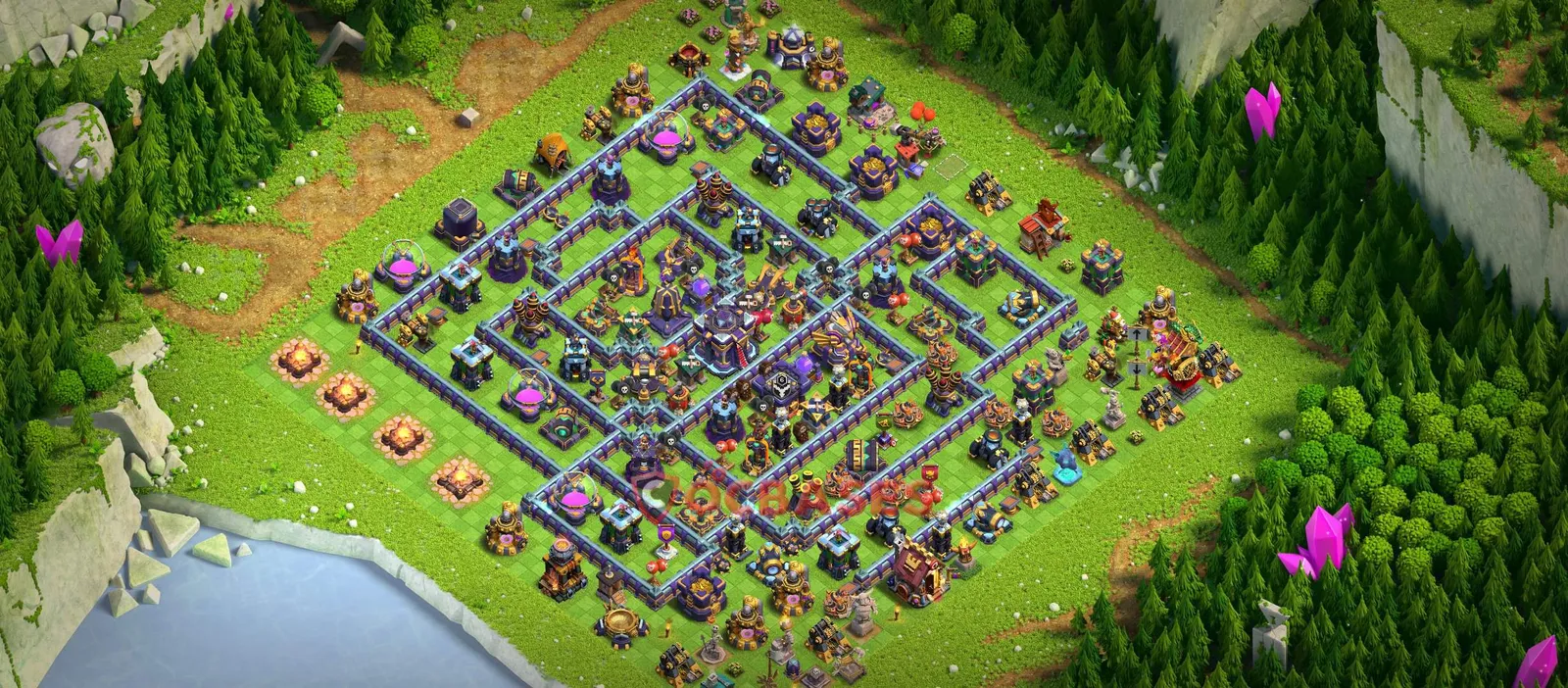 Trophy (Defense) Base TH15 with Link | Clash of Clans Bases | Layouts ID fq7rh