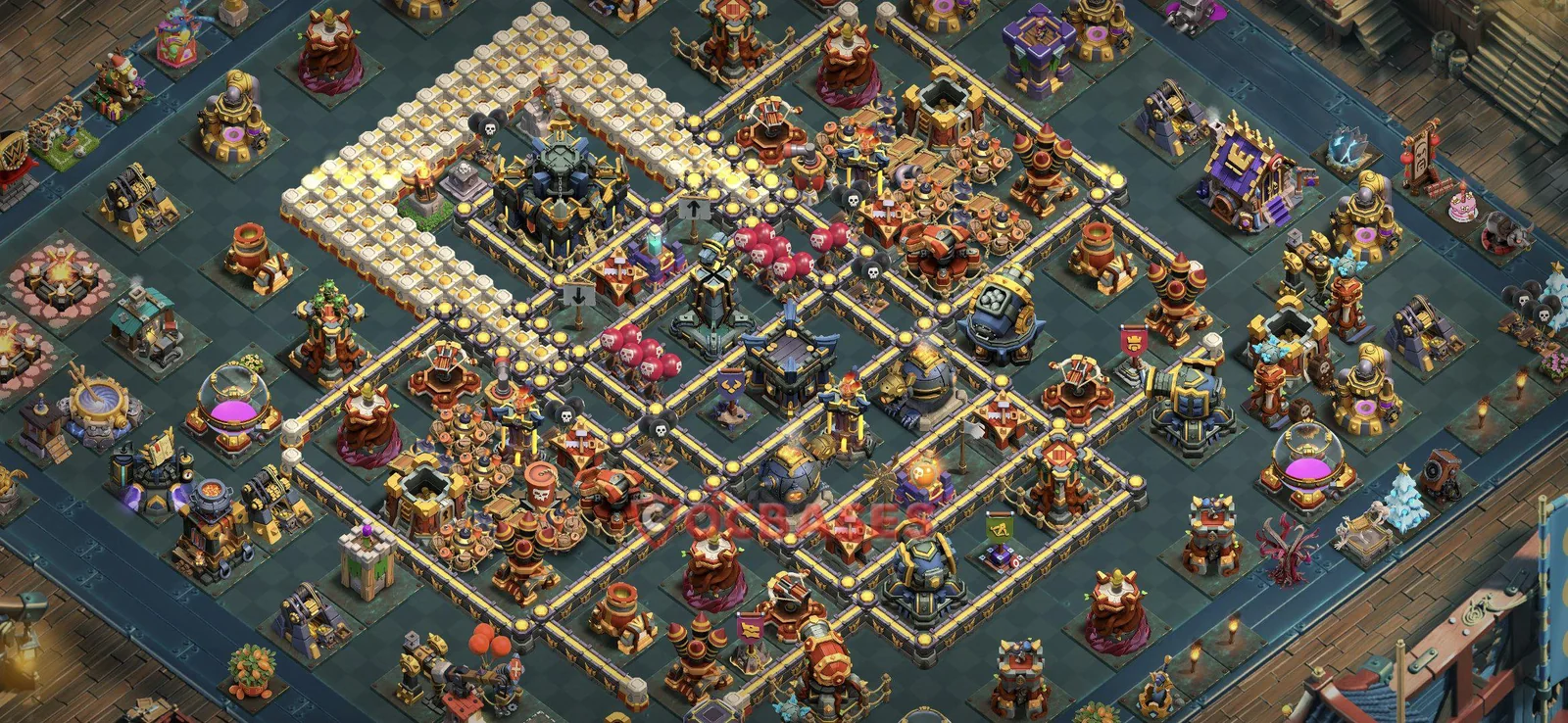 Trophy (Defense) Base TH17 with Link | Clash of Clans Bases | Layouts ID g8qwn