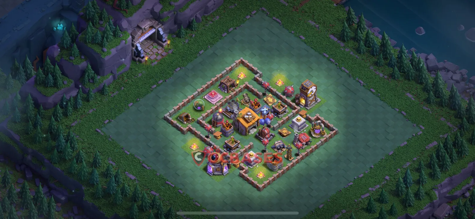 Trophy (Defense) Base BH6 with Link | Clash of Clans Bases | Layouts ID gsqiv