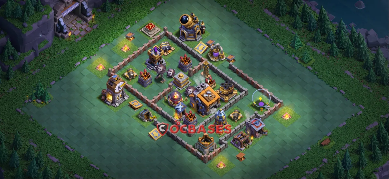 Trophy (Defense) Base BH9 with Link | Clash of Clans Bases | Layouts ID gz0wq