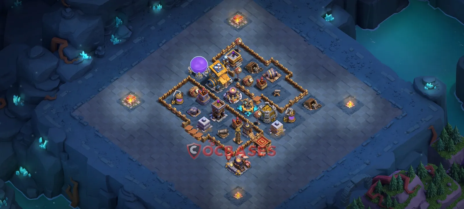 Trophy (Defense) Base BH10 - Clash of Clans Layout Trophy (Defense) Base BH10 - Clash of Clans Builder Hall 10 Layout with Link