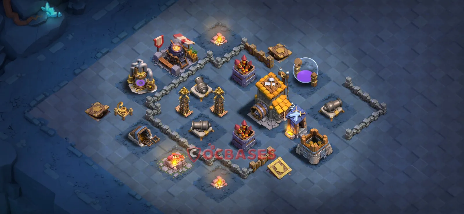 Trophy (Defense) Base BH7 with Link | Clash of Clans Bases | Layouts ID if5r5