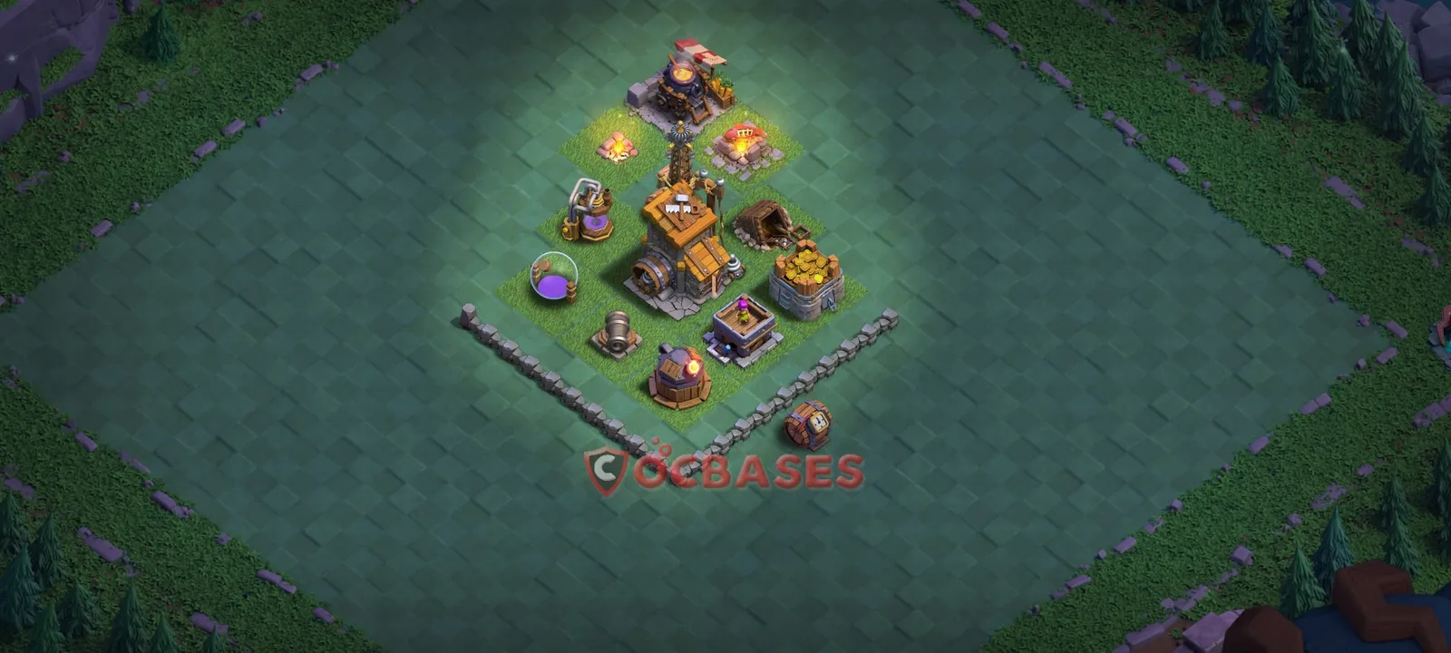 Trophy (Defense) Base BH6 with Link | Clash of Clans Bases | Layouts ID ilhpi