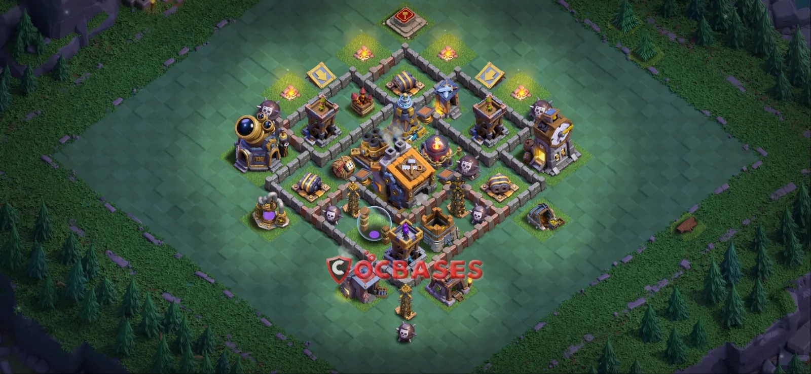 Trophy (Defense) Base BH9 with Link | Clash of Clans Bases | Layouts ID im5g0