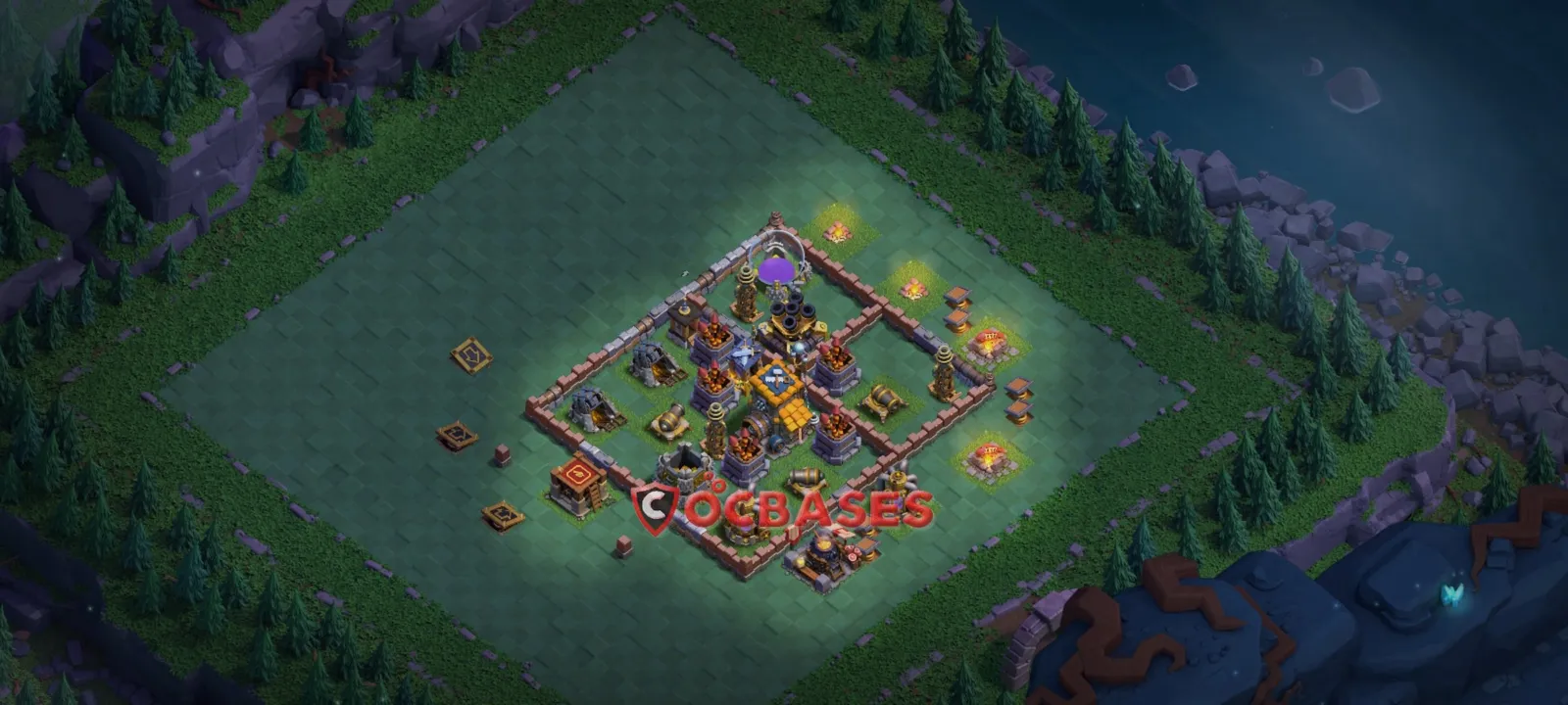 Trophy (Defense) Base BH10 with Link | Clash of Clans Bases | Layouts ID jtunz