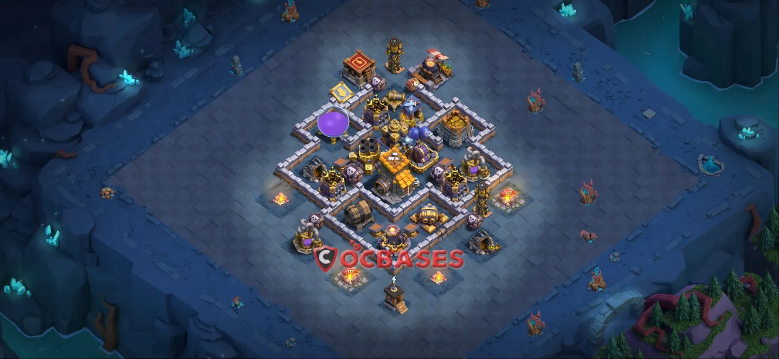 Trophy (Defense) Base BH10 with Link | Clash of Clans Bases | Layouts ID ki3vj