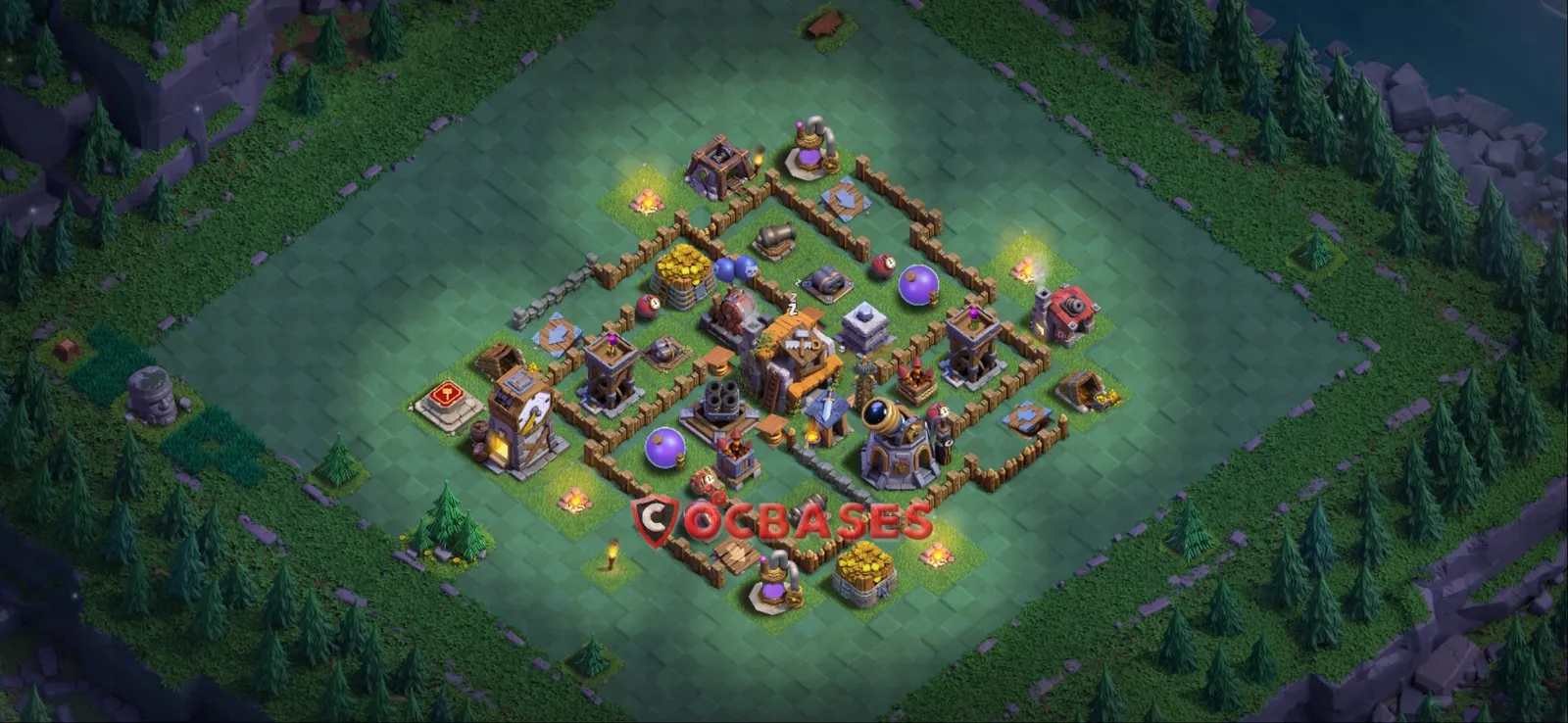 Trophy (Defense) Base BH5 with Link | Clash of Clans Bases | Layouts ID lee0k