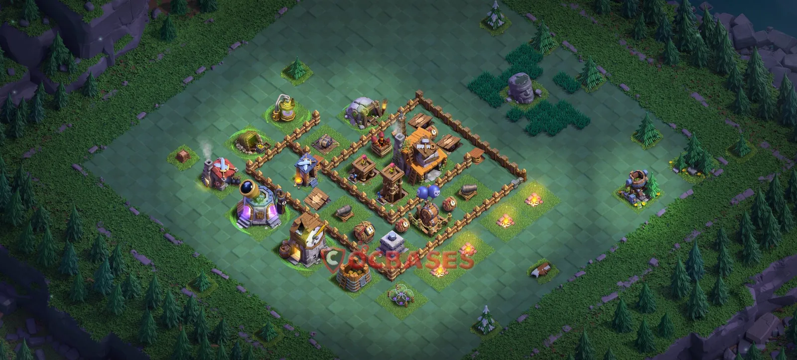 Trophy (Defense) Base BH4 with Link | Clash of Clans Bases | Layouts ID m7bhc