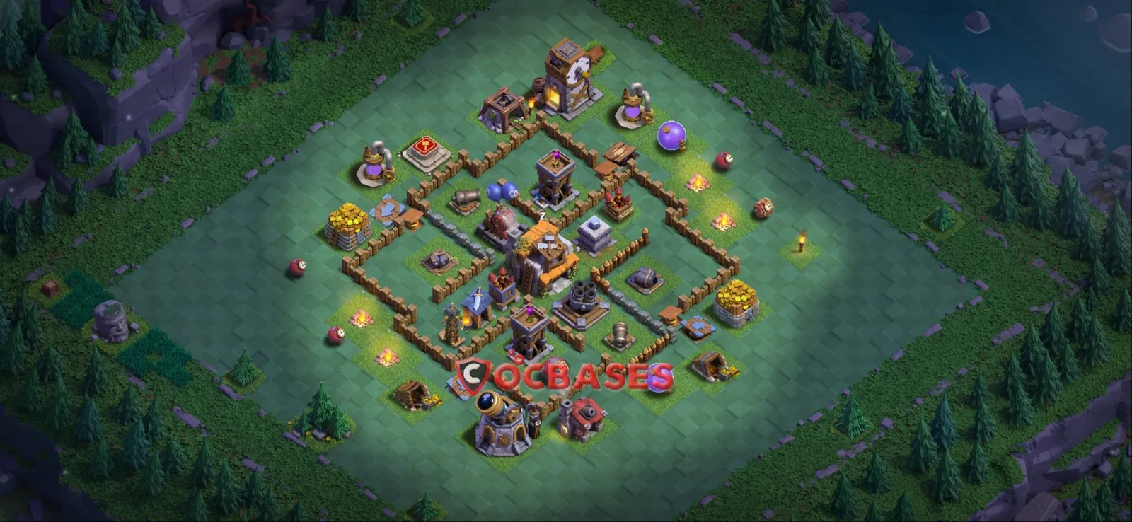 Trophy (Defense) Base BH5 with Link | Clash of Clans Bases | Layouts ID mj85k