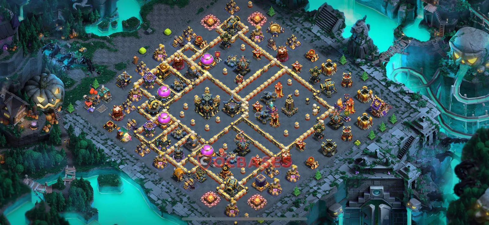 Trophy (Defense) Base TH17 with Link | Clash of Clans Bases | Layouts ID mvrg3
