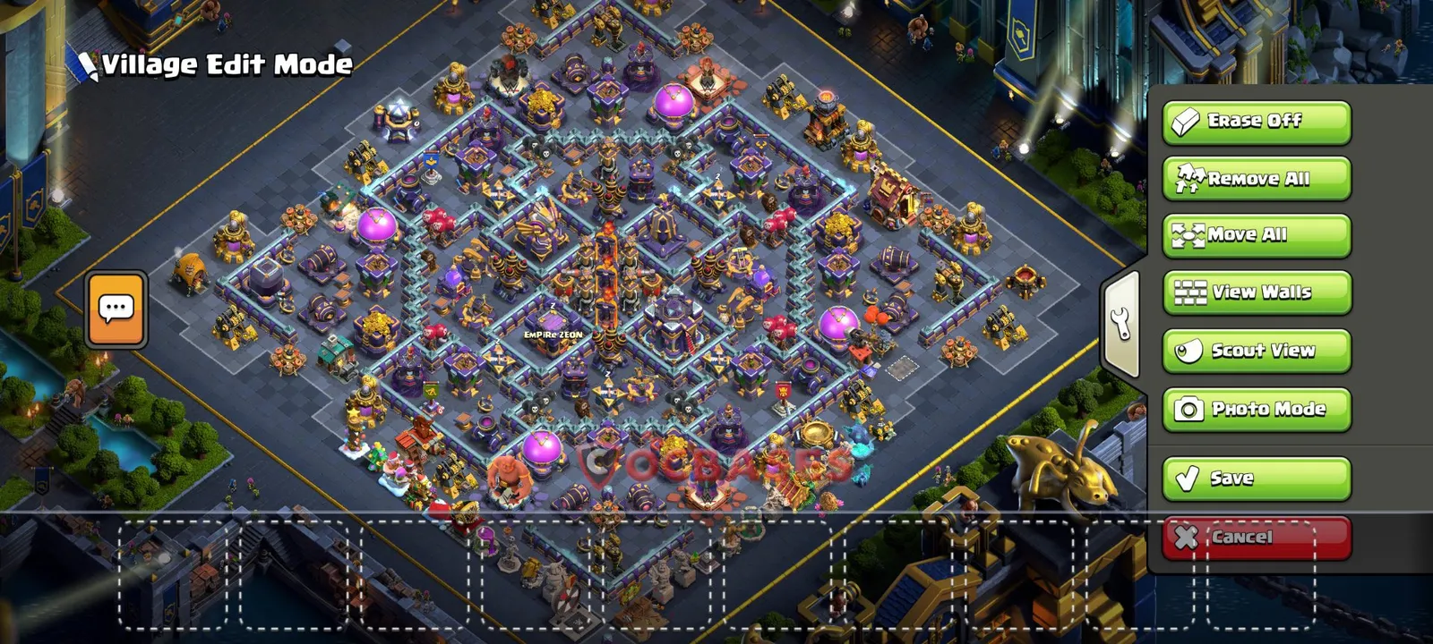 Trophy (Defense) Base TH15 with Link | Clash of Clans Bases | Layouts ID n3bek