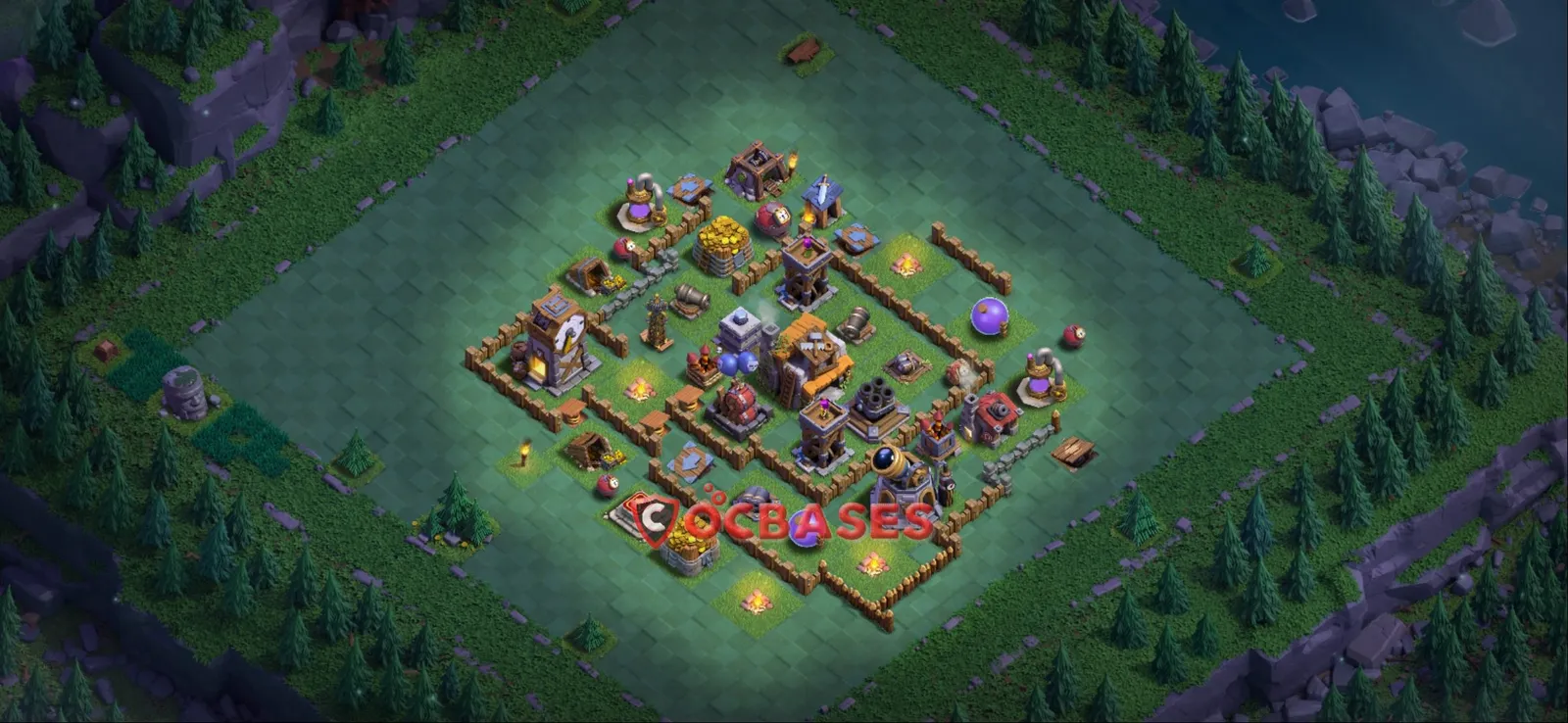 Trophy (Defense) Base BH5 with Link | Clash of Clans Bases | Layouts ID o1f7w