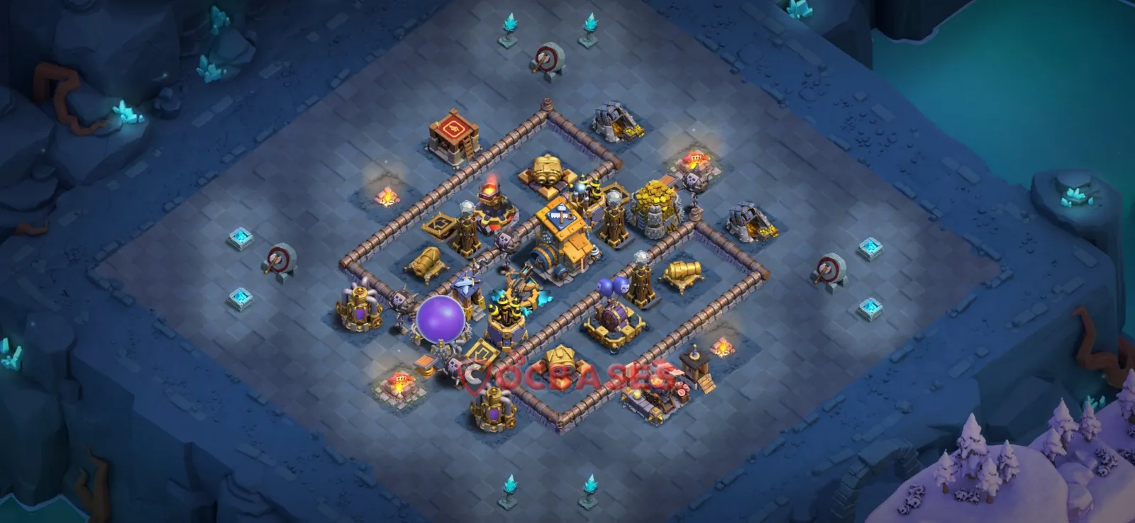 Trophy (Defense) Base BH10 with Link | Clash of Clans Bases | Layouts ID o3q9x