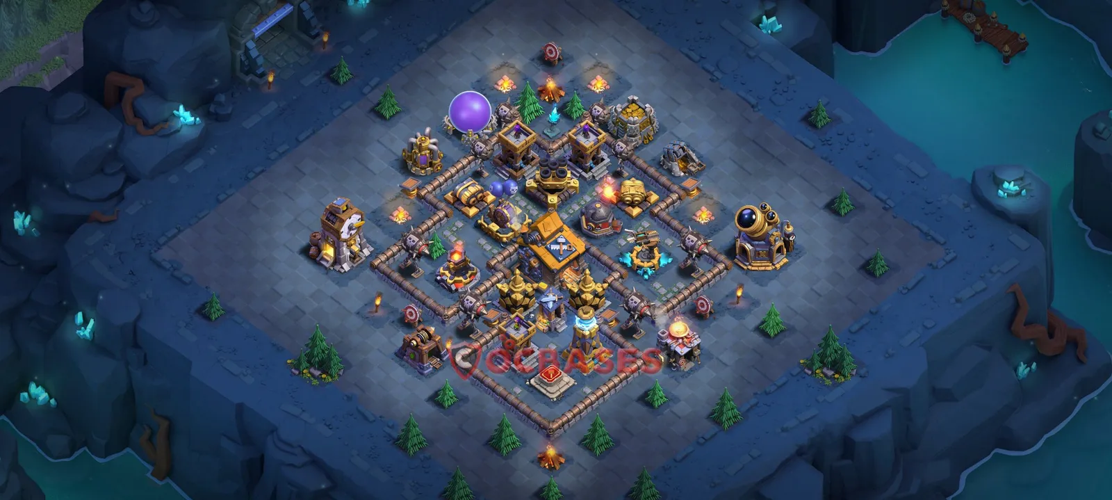 Trophy (Defense) Base BH10 with Link | Clash of Clans Bases | Layouts ID p4122