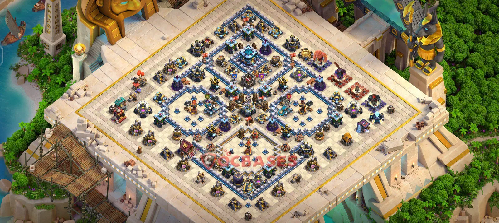 Trophy (Defense) Base TH13 - Clash of Clans Town Hall 13 Layout Link Trophy (Defense) Base TH13 - Clash of Clans Town Hall 13 TROPHY Base Layout with Copy Link 2026
